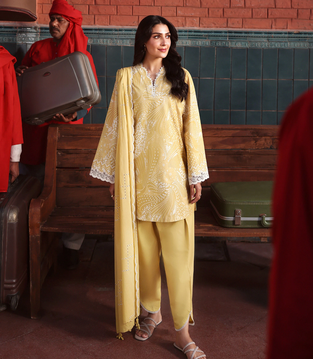 3 Piece - Embroidered Lawn Suit