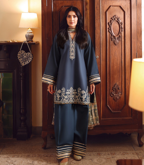 3 Piece - Embroidered Lawn Suit